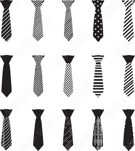 set of ties