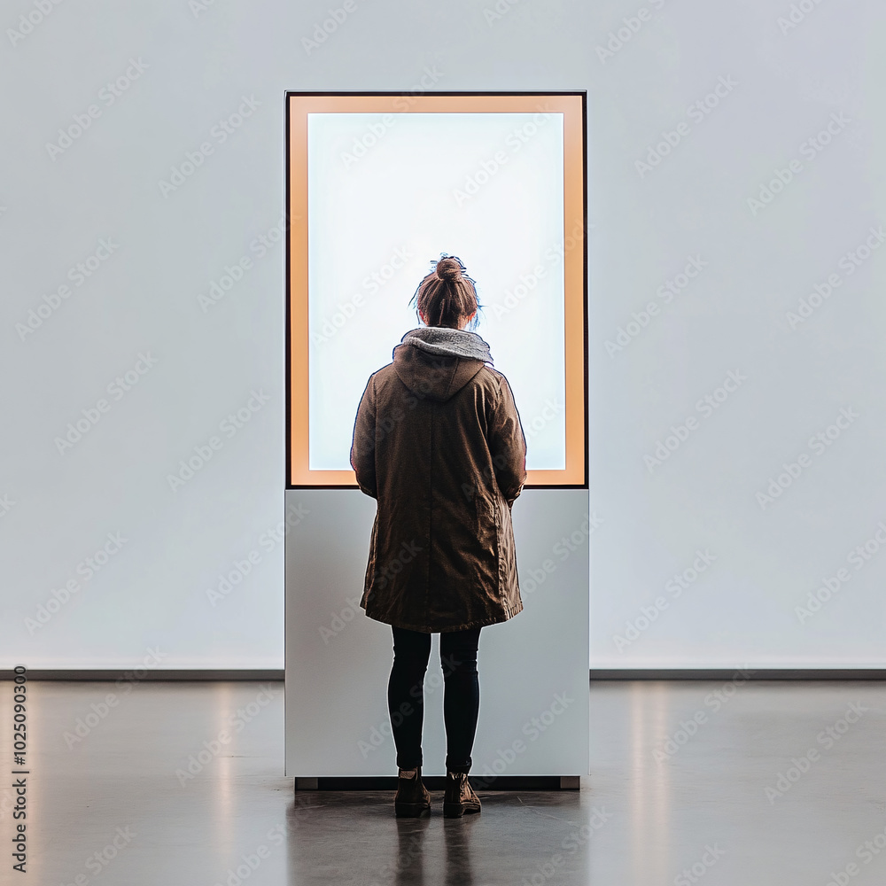 Fototapeta premium Blank advertising billboard mockup