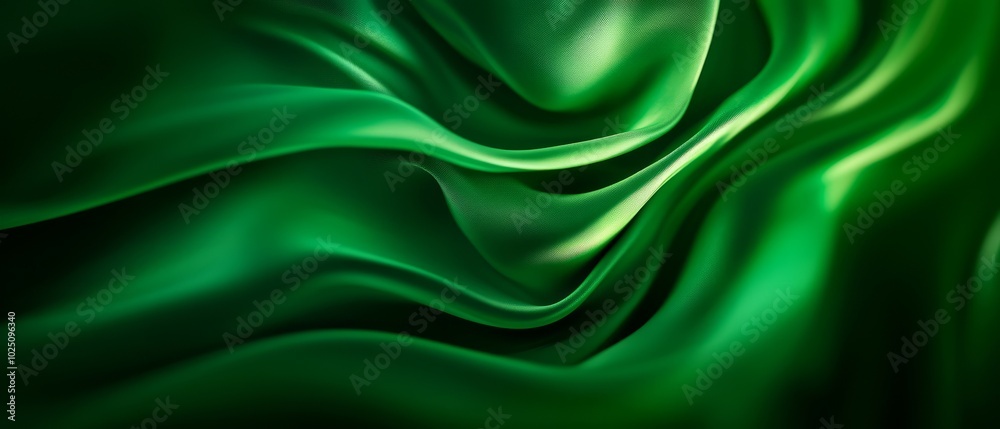 Obraz premium Mesmerizing Green Fabric Texture for Abstract Concept