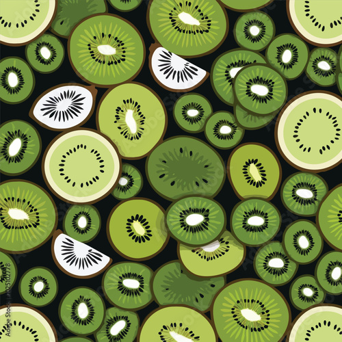 kiwi fruit pattern
