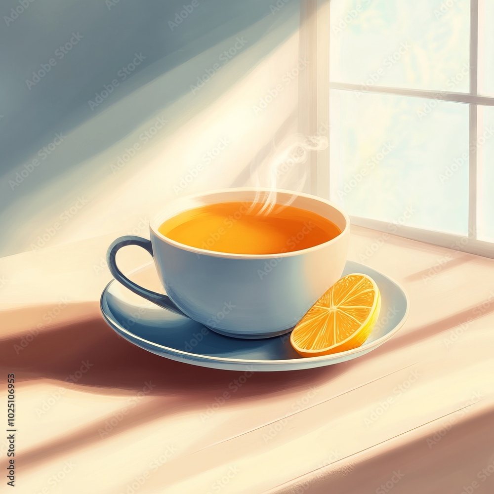 A Cup of Tea with Lemon: A Moment of Tranquility