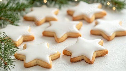 The Star-Shaped Iced Cookies