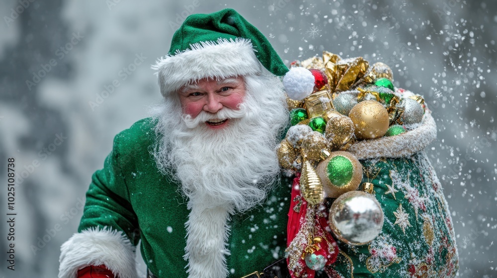 The Santa Claus with Gifts The Santa Claus with Gifts