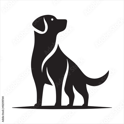 dog t t shirt design and vector art illastration  photo