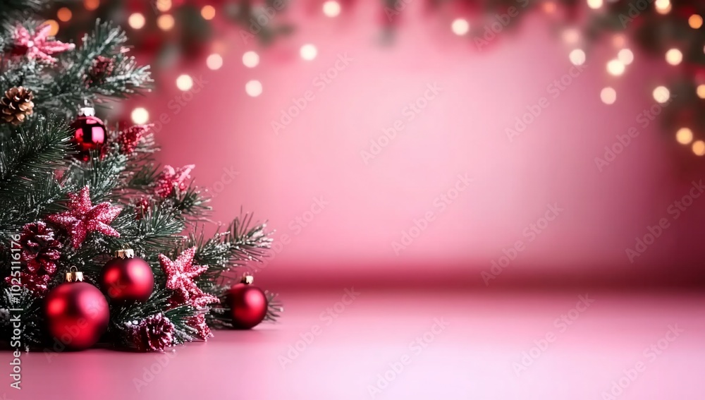A festive scene featuring a decorated Christmas tree and soft lights. A festive scene featuring a decorated Christmas tree and soft lights.