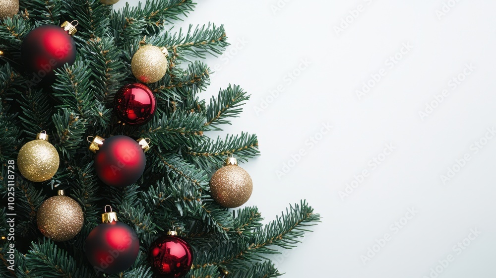 The Christmas Tree with Ornaments The Christmas Tree with Ornaments
