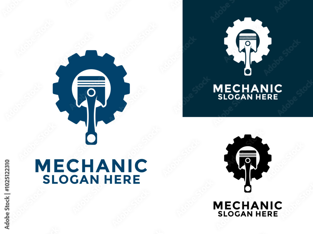 Mechanic logo design, services,engineering,repair, maintenance work logo vector template Mechanic logo design, services,engineering,repair, maintenance work logo vector template