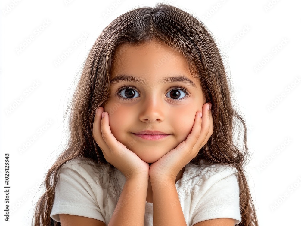 portrait of a little girl portrait of a little girl