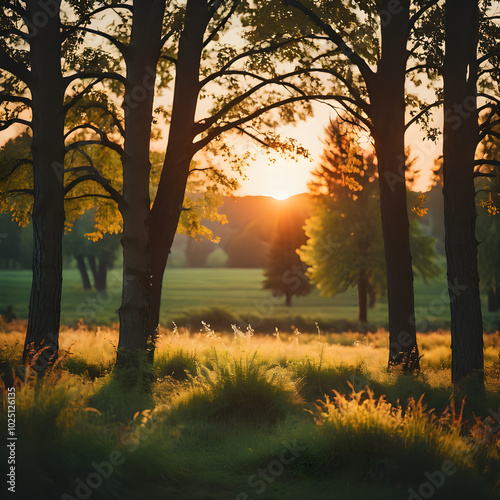 morning in the forest