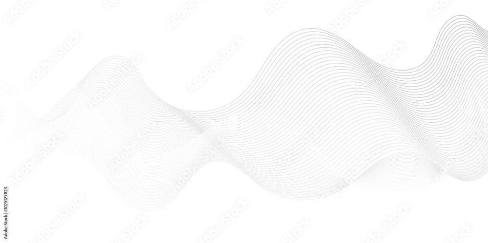 Abstract white light blend paper wave line. vector gradient transparent tech wave curve creative technology flowing smooth diagonal background. Modern creative wave lines glowing moving sound. Abstract white light blend paper wave line. vector gradient transparent tech wave curve creative technology flowing smooth diagonal background. Modern creative wave lines glowing moving sound.