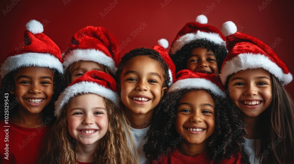 The Happy Children in Hats The Happy Children in Hats
