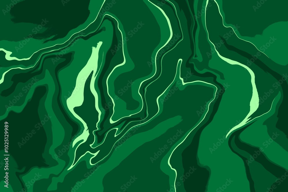 Hand painted background with mixed liquid flow of gradient green paints. Abstract fluid acrylic painting. Modern marbled abstract backdrop for creative design of posters, cards, banners, website Hand painted background with mixed liquid flow of gradient green paints. Abstract fluid acrylic painting. Modern marbled abstract backdrop for creative design of posters, cards, banners, website