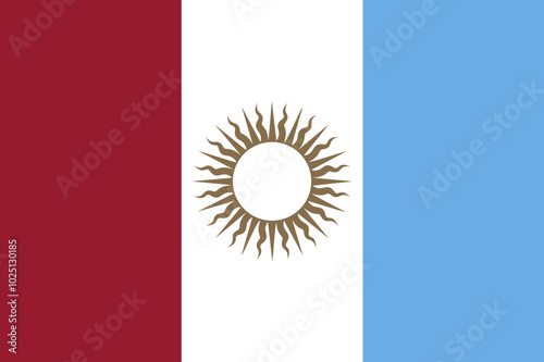 Flag of Cordoba Province (Argentine Republic, Argentina, South America) Córdoba