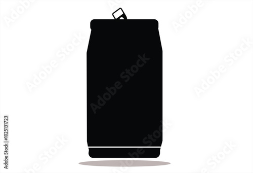 Black plastic bottle. Black plastic bottle. Soda can icon, transparent background. Dented soda cans icons set. Beverage, beer and brewing sign and symbol. soda and juice silhouette. 