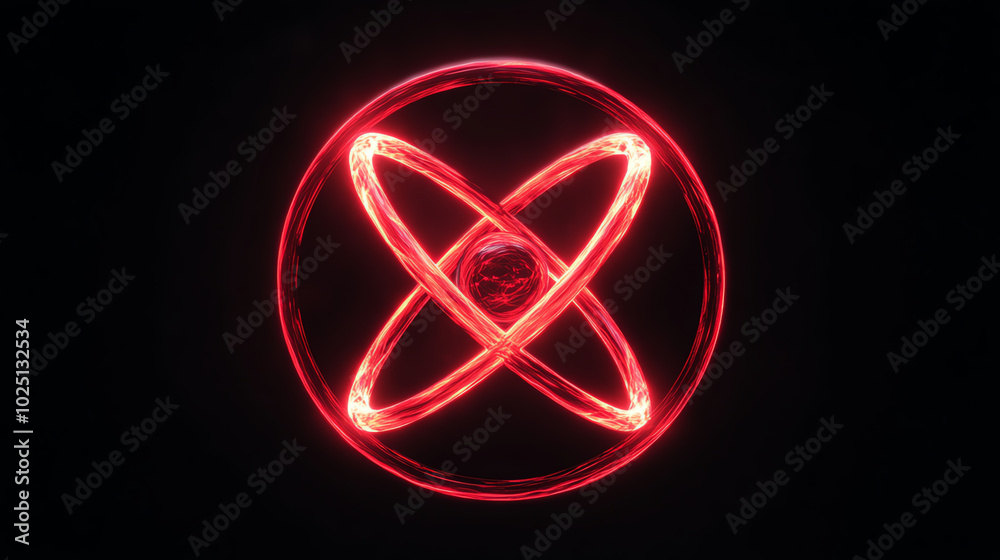 A dynamic red light pattern forming an intricate design on a black background, perfect for modern art and technology themes. A dynamic red light pattern forming an intricate design on a black background, perfect for modern art and technology themes.