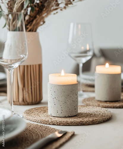 decoration of a dining table photo