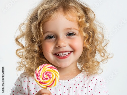 little child with lollipop