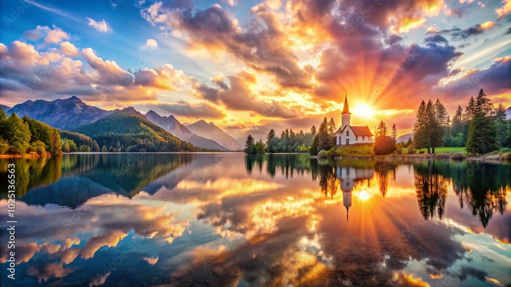 Fototapeta premium Draw Near to God Verse: Inspiring Spiritual Reflection and Connection Through Faith in Daily Life and Meditation
