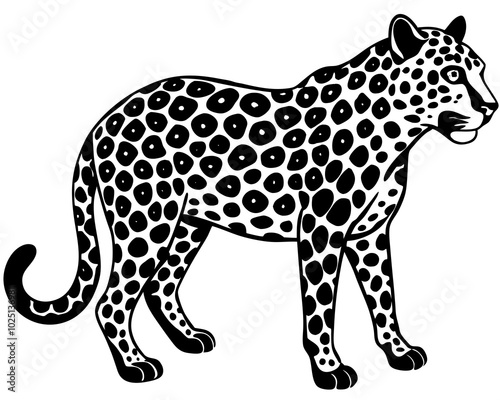 leopard silhouette,leopard vector silhouette