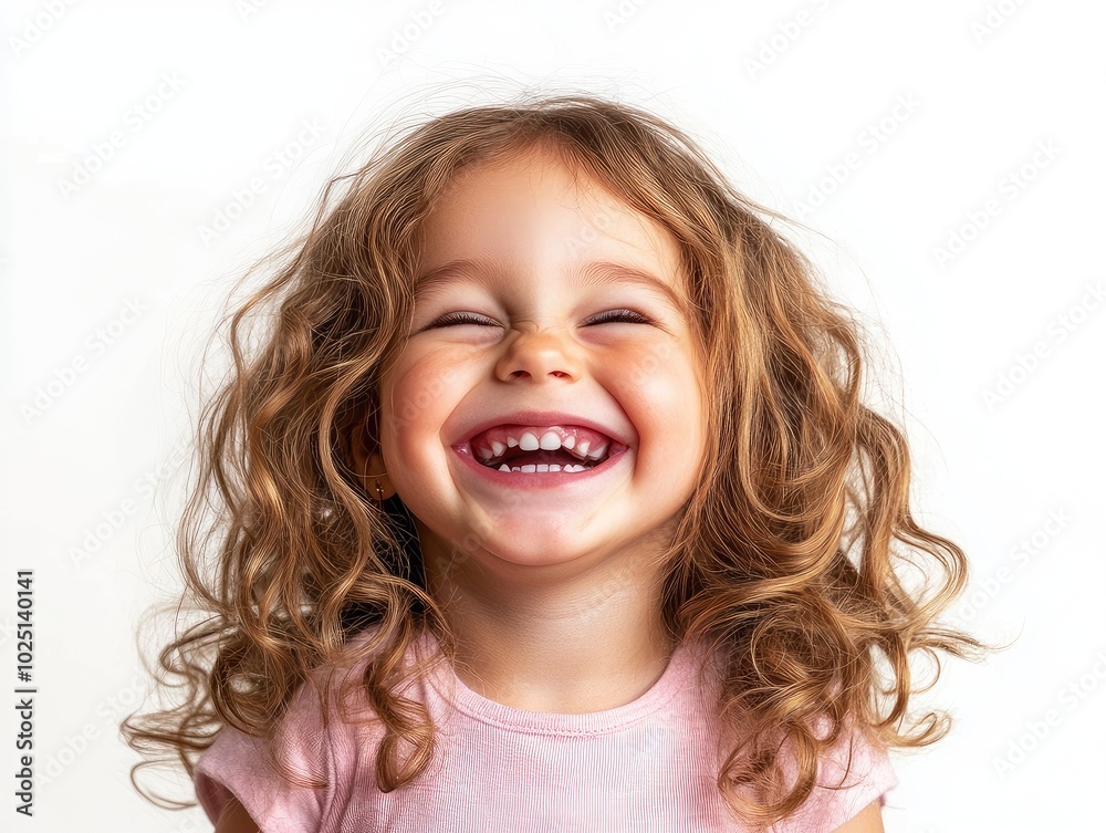portrait of a smiling girl portrait of a smiling girl