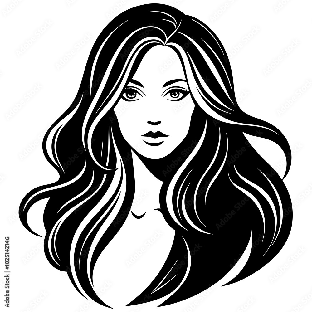 woman with hair woman with hair