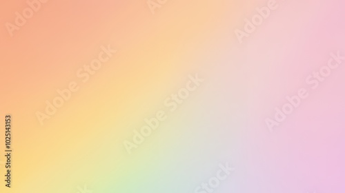 A soft, pastel gradient background with shades of peach, yellow, green, and lavender.