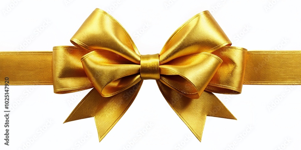 Elegant gold ribbon and bow for gifts, decorations, and special occasions, perfect for adding a luxurious touch to Elegant gold ribbon and bow for gifts, decorations, and special occasions, perfect for adding a luxurious touch to