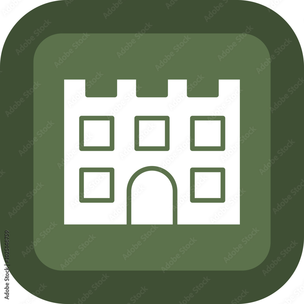 Castle Icon Design Castle Icon Design
