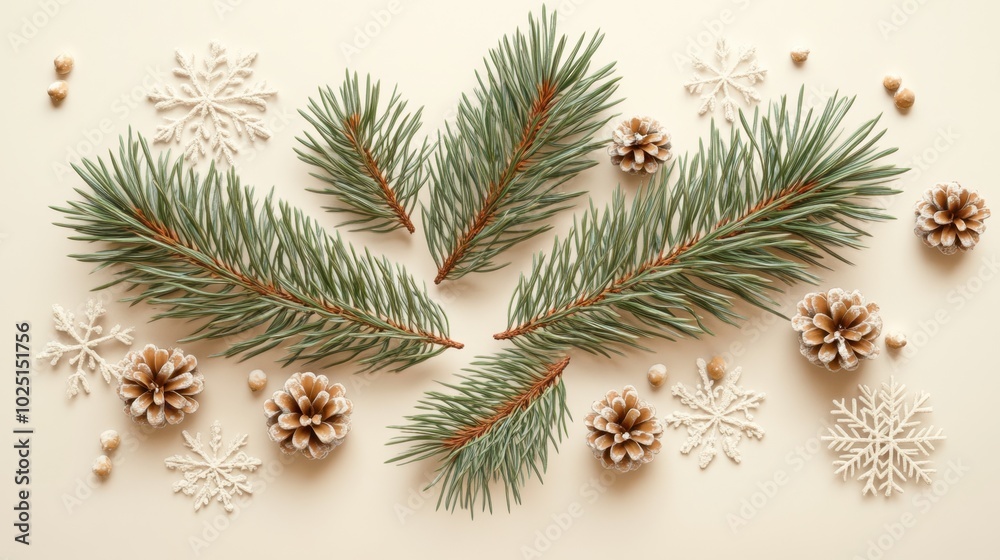 The Pine Branches and Cones The Pine Branches and Cones