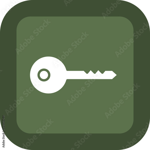 Door Key Icon Design