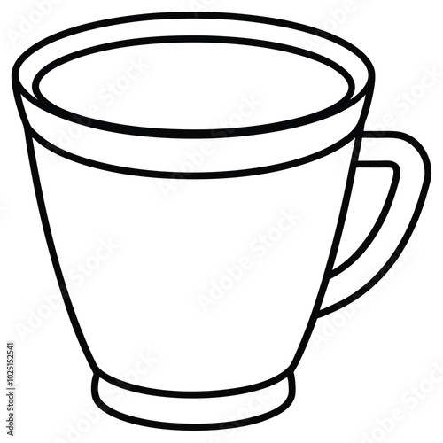 Cup tea coffee drinks vector logo design sample concept illustration 