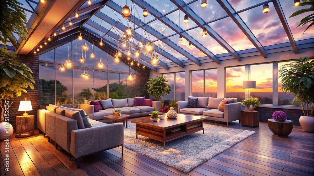 Elegant Skylight Luxury Lounge with Modern Design and Natural Light for Relaxation and Sophisticated Gatherings Elegant Skylight Luxury Lounge with Modern Design and Natural Light for Relaxation and Sophisticated Gatherings
