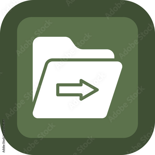 Folder Move Icon Design