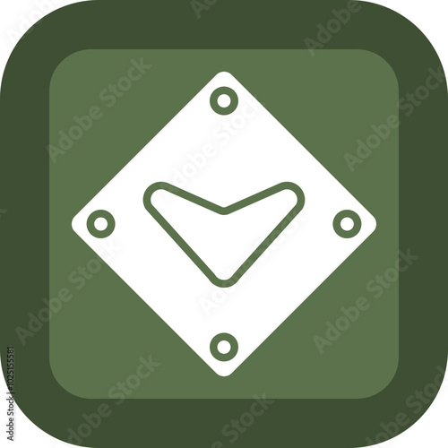 Down Chevron Icon Design