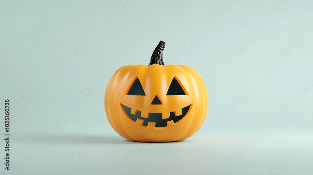 A cheerful, carved pumpkin with a wide grin, perfect for Halloween decorations or festive imagery. A cheerful, carved pumpkin with a wide grin, perfect for Halloween decorations or festive imagery.