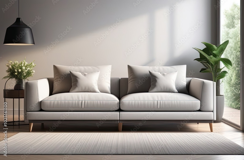 A beautifully designed modern minimalist interior. A beautifully designed modern minimalist interior.