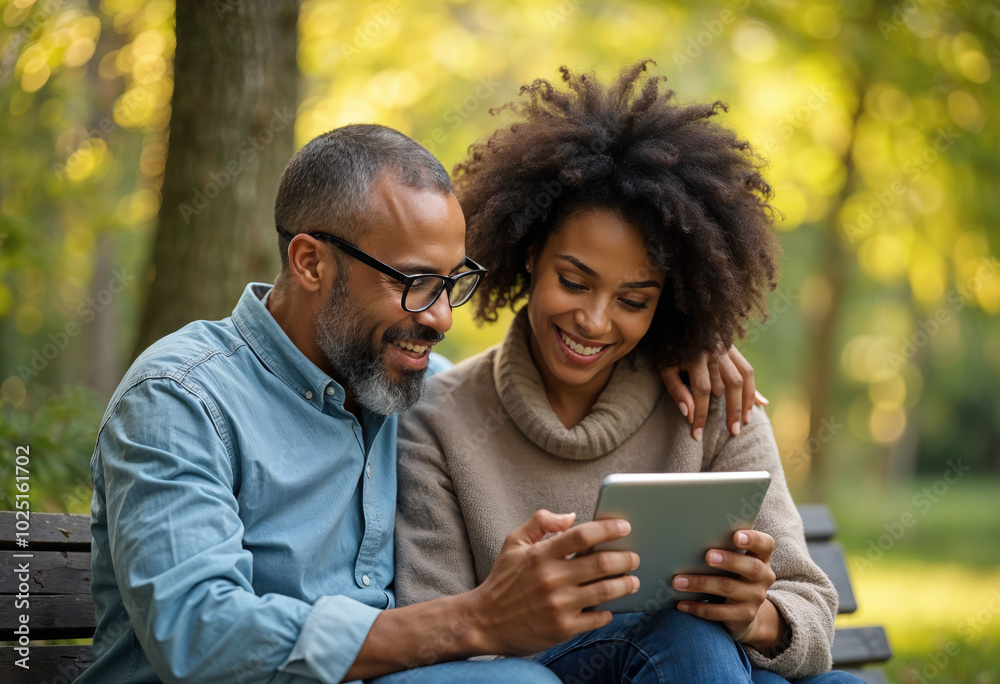 couple using tablet couple using tablet