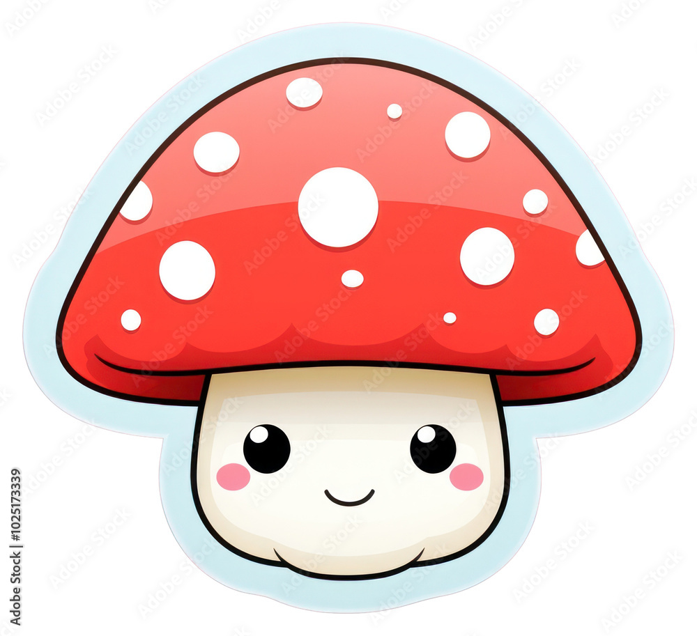 Fototapeta premium PNG Colorful mushroom cute representation vegetable.
