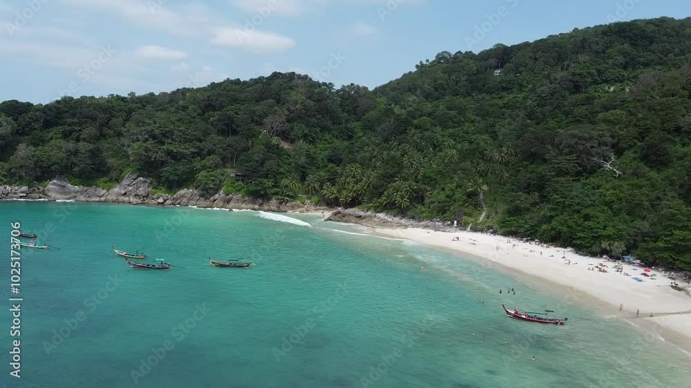 Imagens de Drone do Mar na Tailândia Imagens de Drone do Mar na Tailândia
