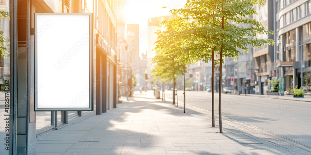 Blank advertising billboard mockup Blank advertising billboard mockup