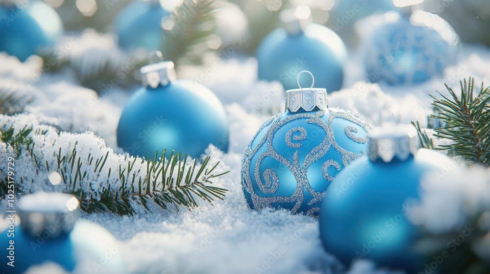 The Blue Christmas Ornaments The Blue Christmas Ornaments