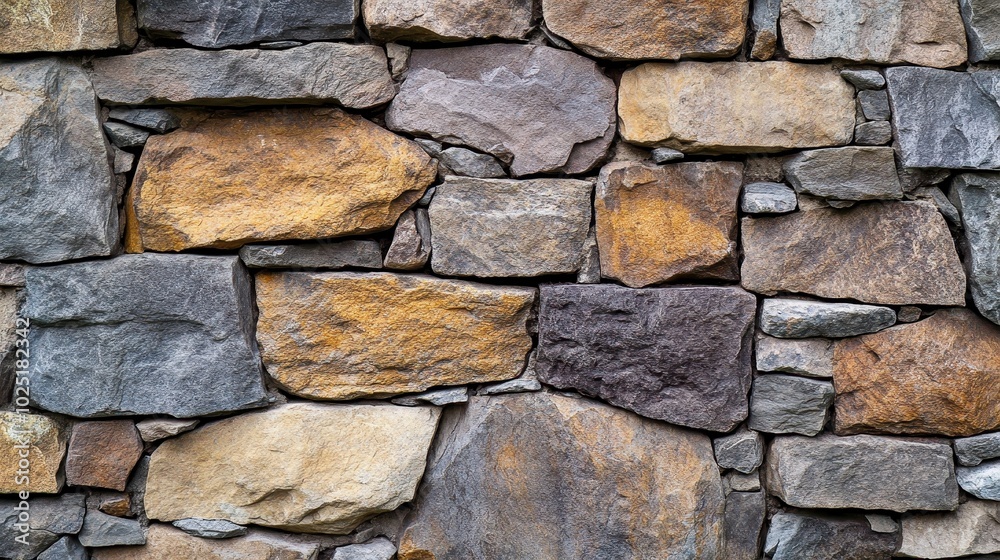 Photograph of a brown, rocky stone wall background texture. Photograph of a brown, rocky stone wall background texture.