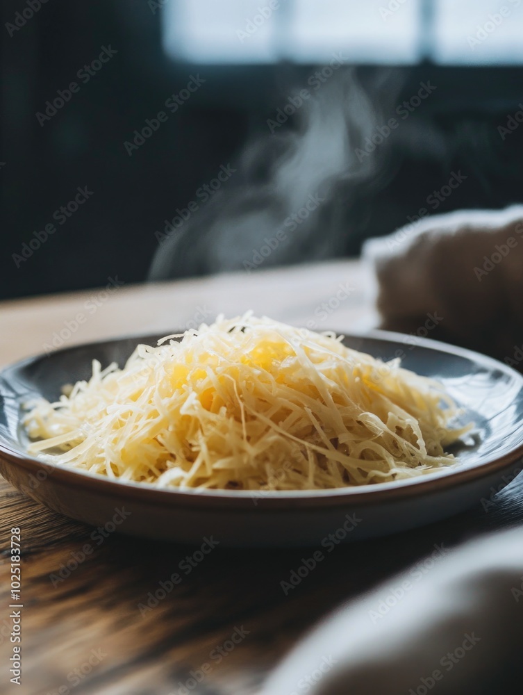 Gourmet Grated Cheese on a Plate Gourmet Grated Cheese on a Plate