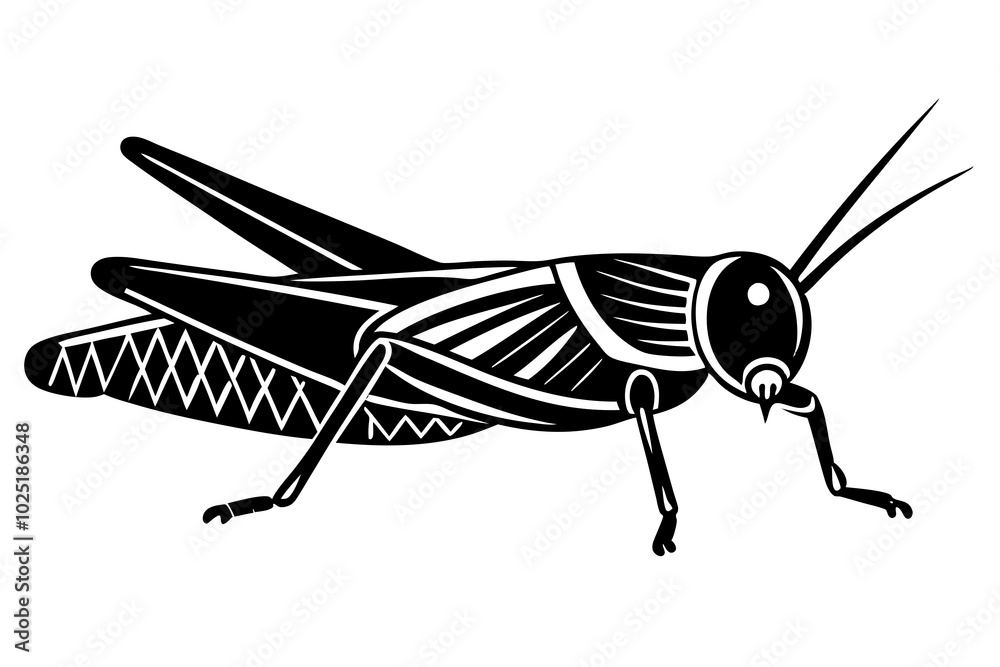 illustration of a grasshopper