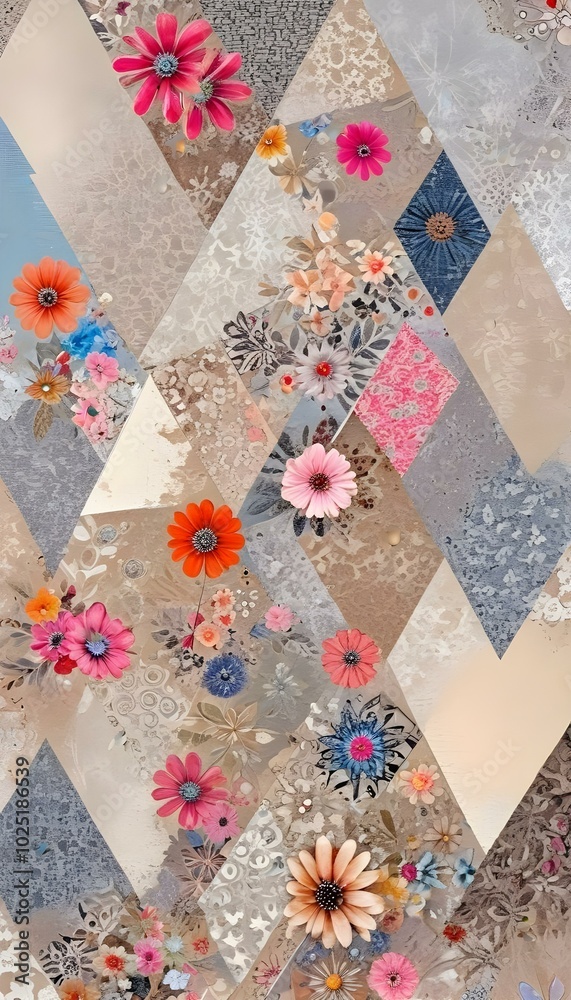 A collage of various abstract patterns and texture A collage of various abstract patterns and texture