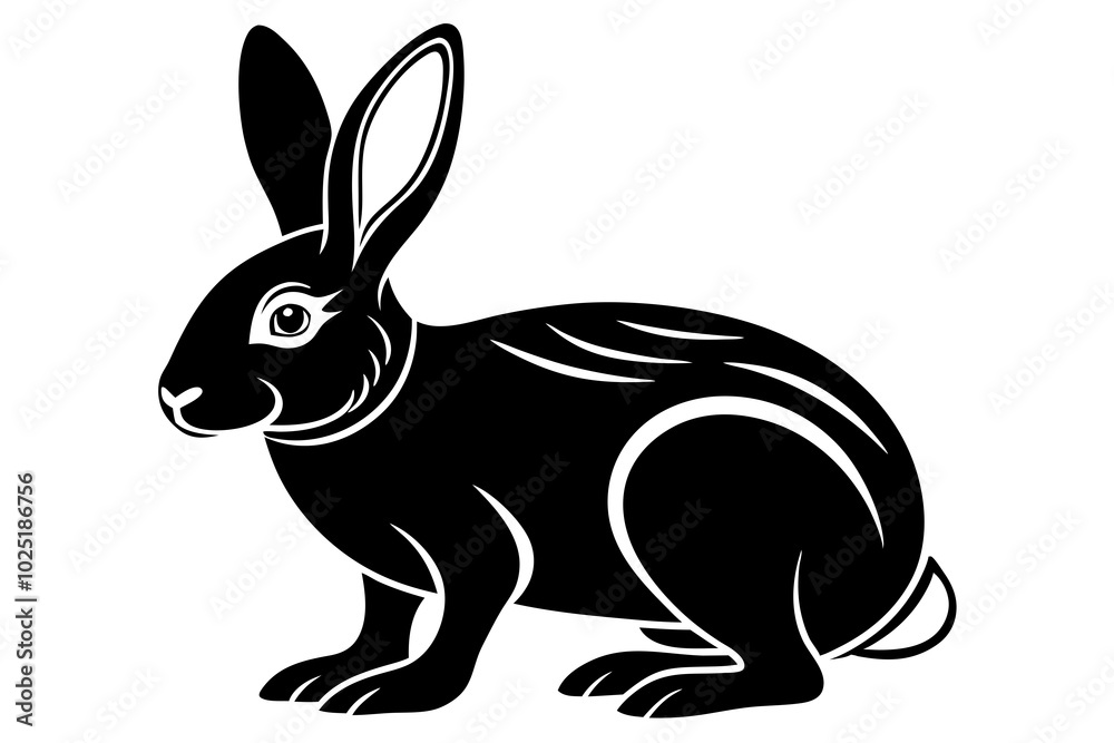 rabbit isolated on white rabbit isolated on white