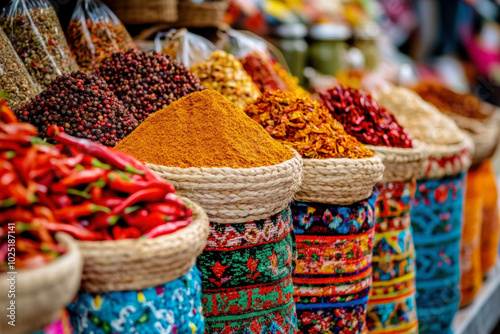 A Close-Up Of A Stall Displ...