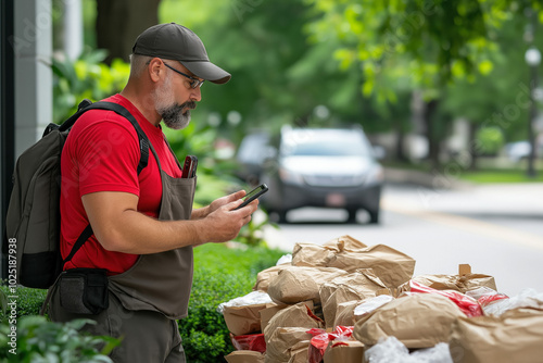 A Food Delivery Driver Chec...