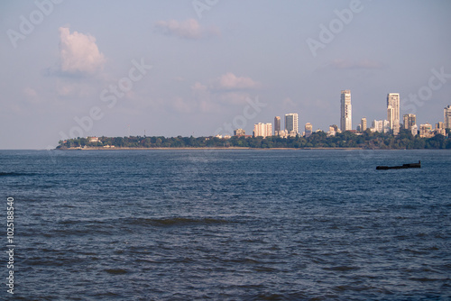 Mumbai Skyline and coast