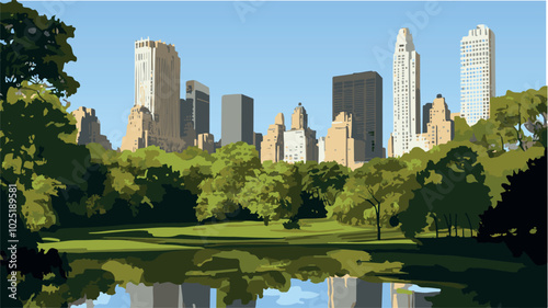 Central Park The Green Heart of Manhattan.eps
